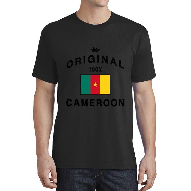 Cameroon Cameroonian flag flag Unisex V-Neck T-Shirts