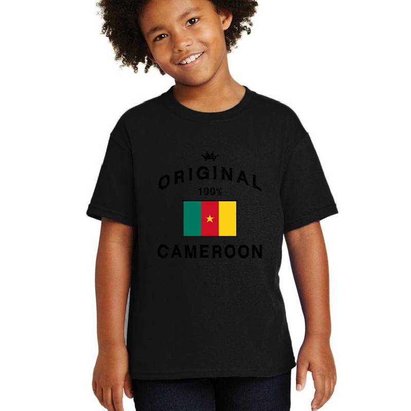 Cameroon Cameroonian flag flag Unisex V-Neck T-Shirts