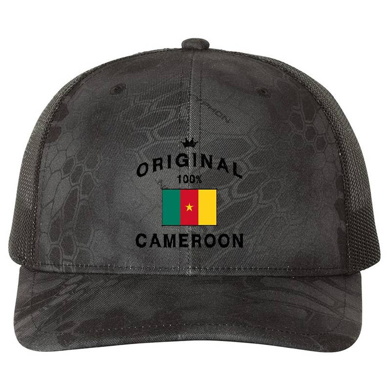 Cameroon Cameroonian flag flag Unisex V-Neck T-Shirts