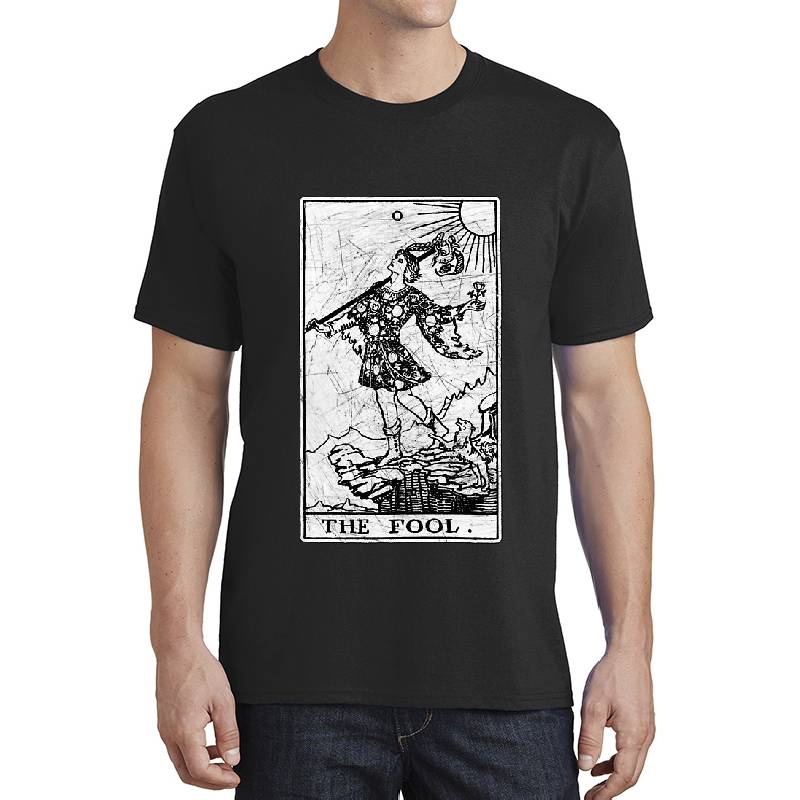 The Fool Tarot Card - Major Arcana - fortune telling - occult Youth T-Shirts