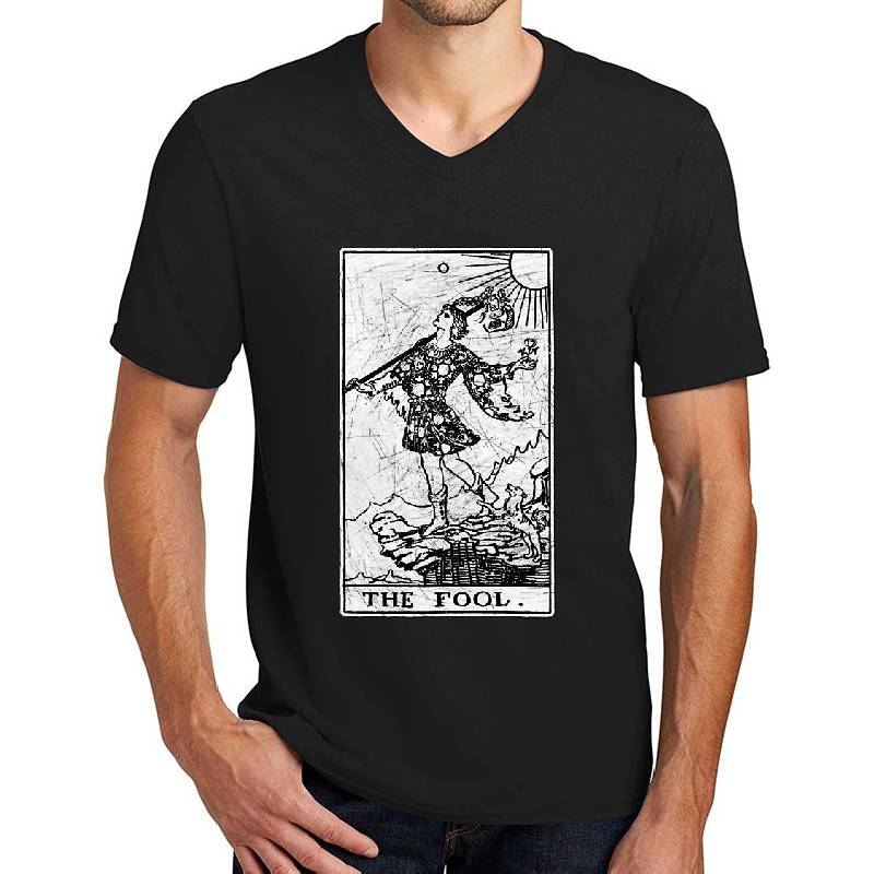 The Fool Tarot Card - Major Arcana - fortune telling - occult Youth T-Shirts