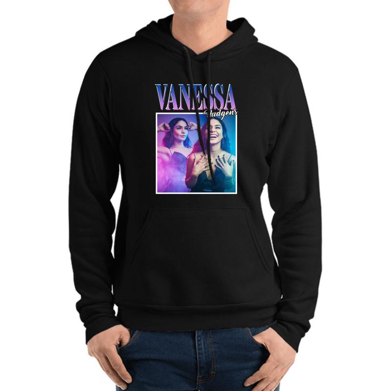 Vanessa Hudgens Unisex Hooded Sweatshirt Men Black