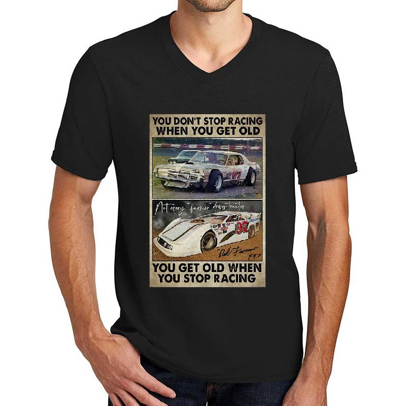 You Don't Stop Racing When You Get Oud - F97 Red Farmer Unisex T-shirts
