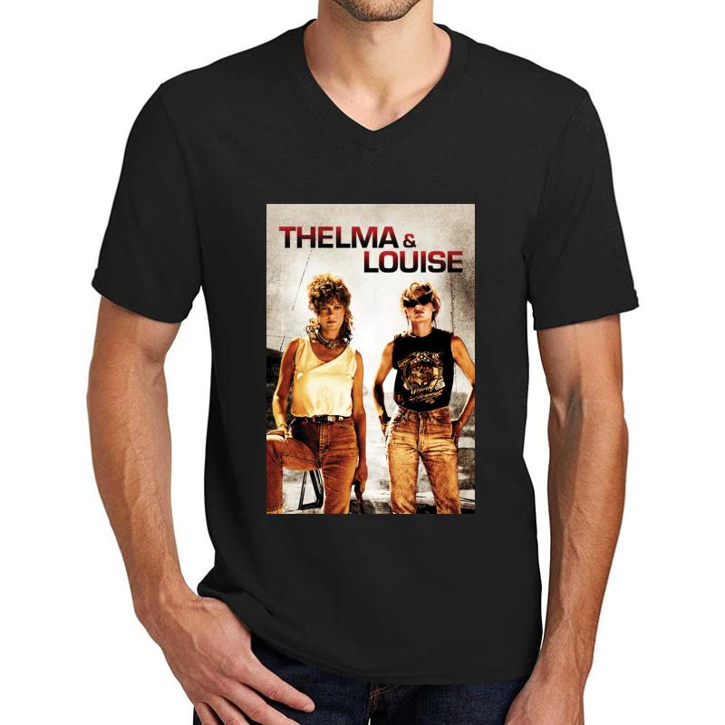 Thelma And Louise - Unisex V-Neck T-Shirt Men Black