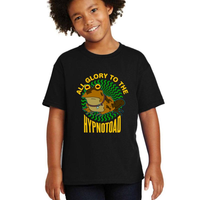 All Glory To The Hypnotoad Youth T-Shirt Boy Black