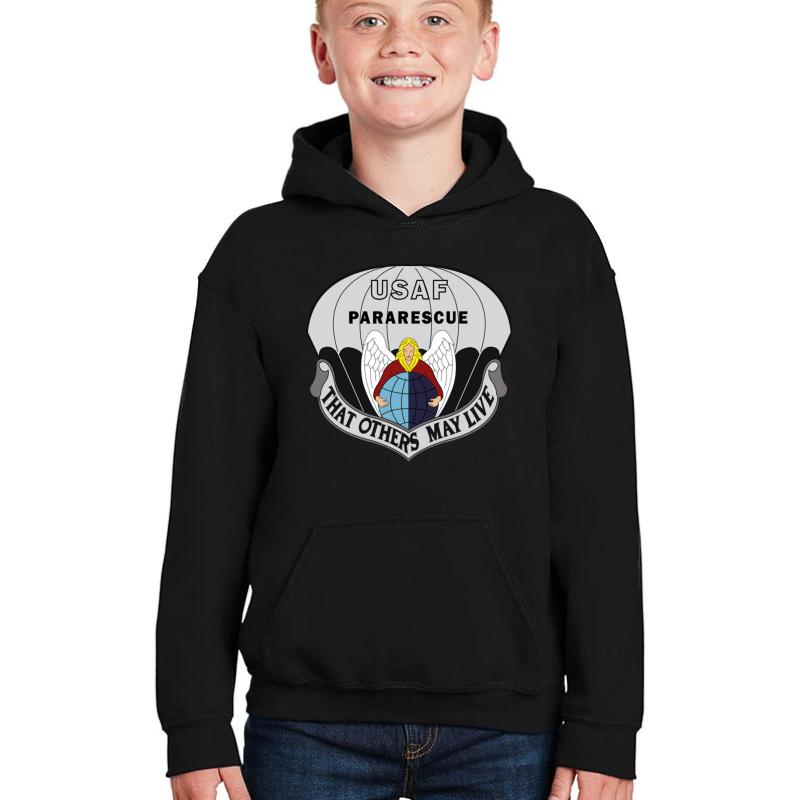 Air Force Pararescue That Others May Youth Hooded Sweatshirt Boy Black