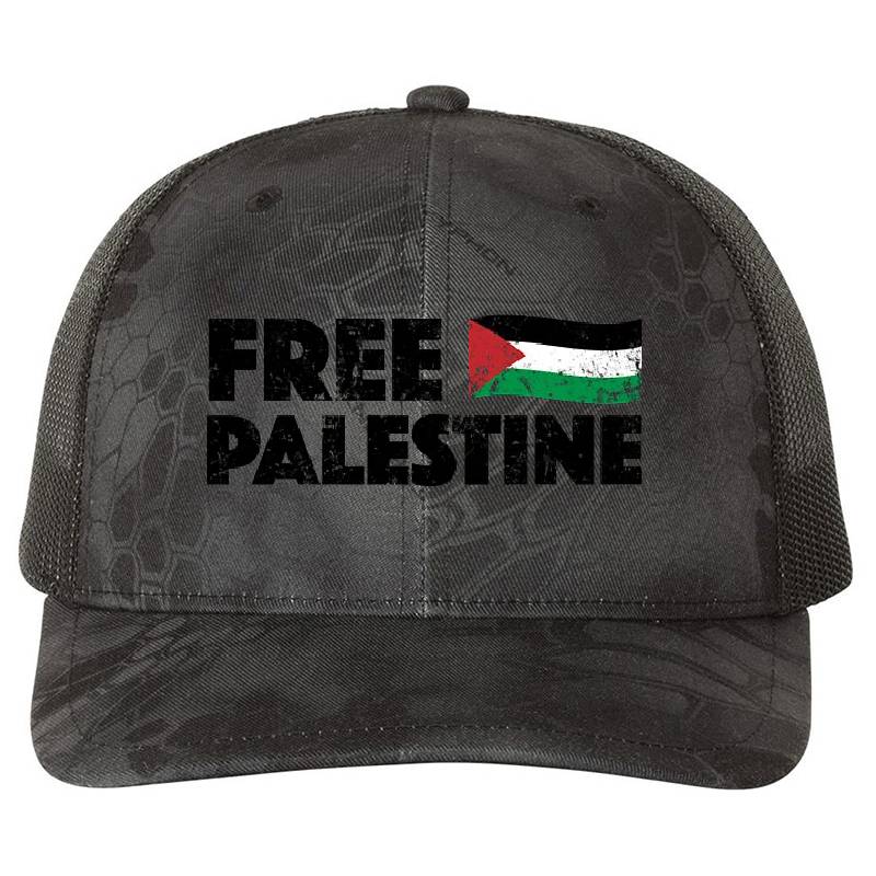 Free Palestine Distressed Flag support Arabic Save Gaza Free Palestine Free Gaza Jerusalem Youth T-Shirts