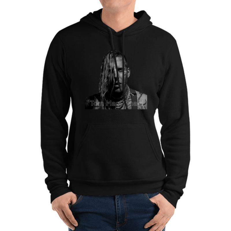 Tom Macdonald Unisex Hooded Sweatshirt Men Black