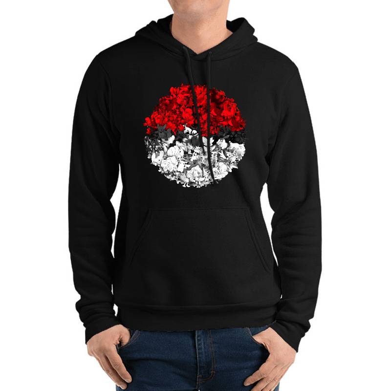 Pokeball With Thousand Pokemons Unisex T-shirts