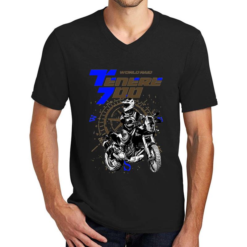 Yamaha Tnr 700 T7 Unisex V-Neck T-Shirt Men Black