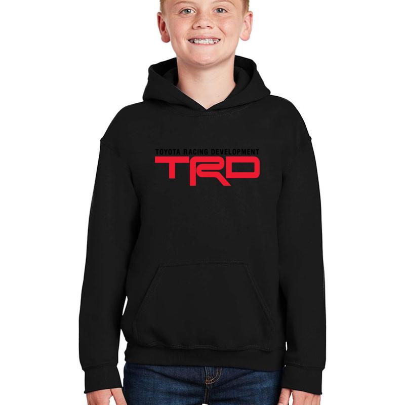 Trd Toyota Youth Hooded Sweatshirt Boy Black