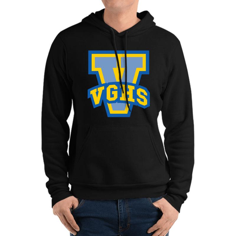 Vghs Unisex Hooded Sweatshirt Men Black