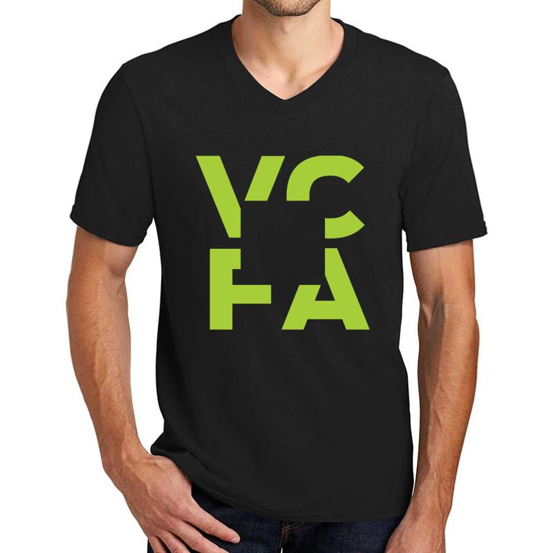 Vermont College Of Fine Arts Vcfa  Unisex V-Neck T-Shirt Men Black