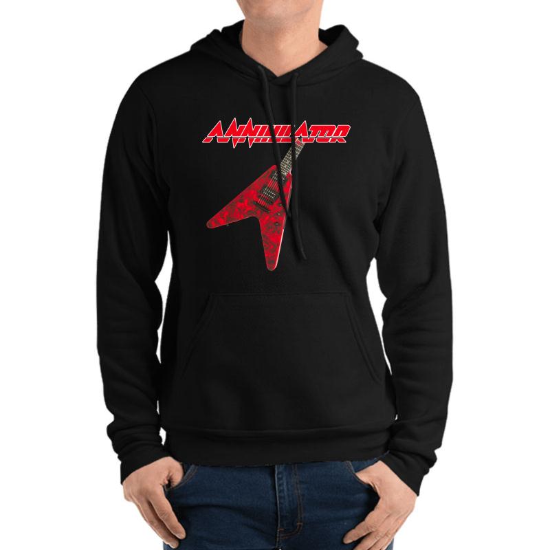 Annihilator Unisex Hooded Sweatshirt Men Black