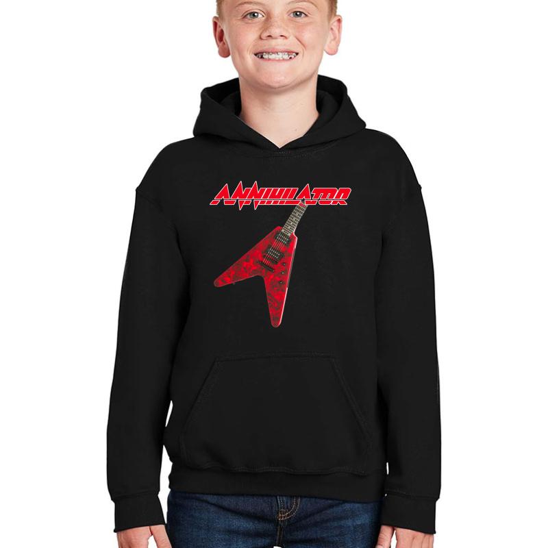 Annihilator Youth Hooded Sweatshirt Boy Black