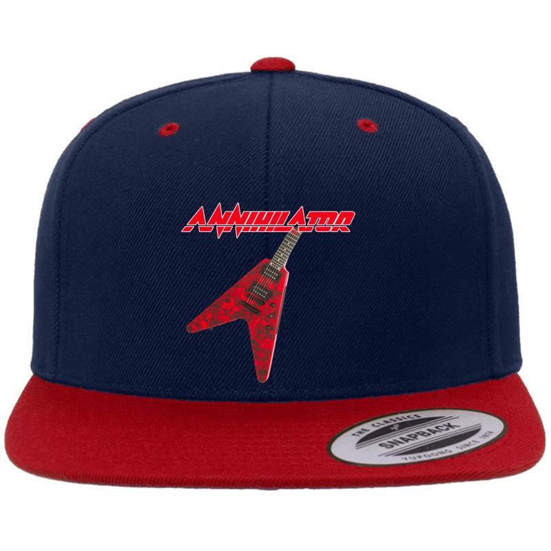 Annihilator Premium Flat Bill Snapback Cap  Navy