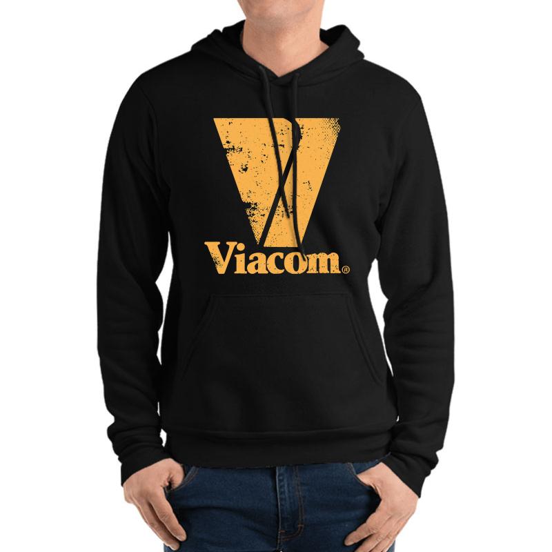 Viacom Shirt Unisex Hooded Sweatshirt Men Black