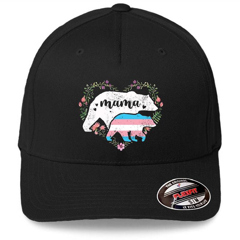 LGBTQ Mama Bear Transgender Pride Flag Gay Equal, Mother Mom Youth T-Shirts