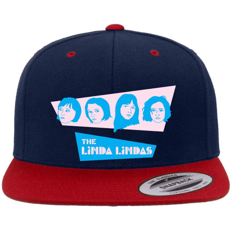 2Nd Official The Linda Lindas Premium Flat Bill Snapback Cap  Navy