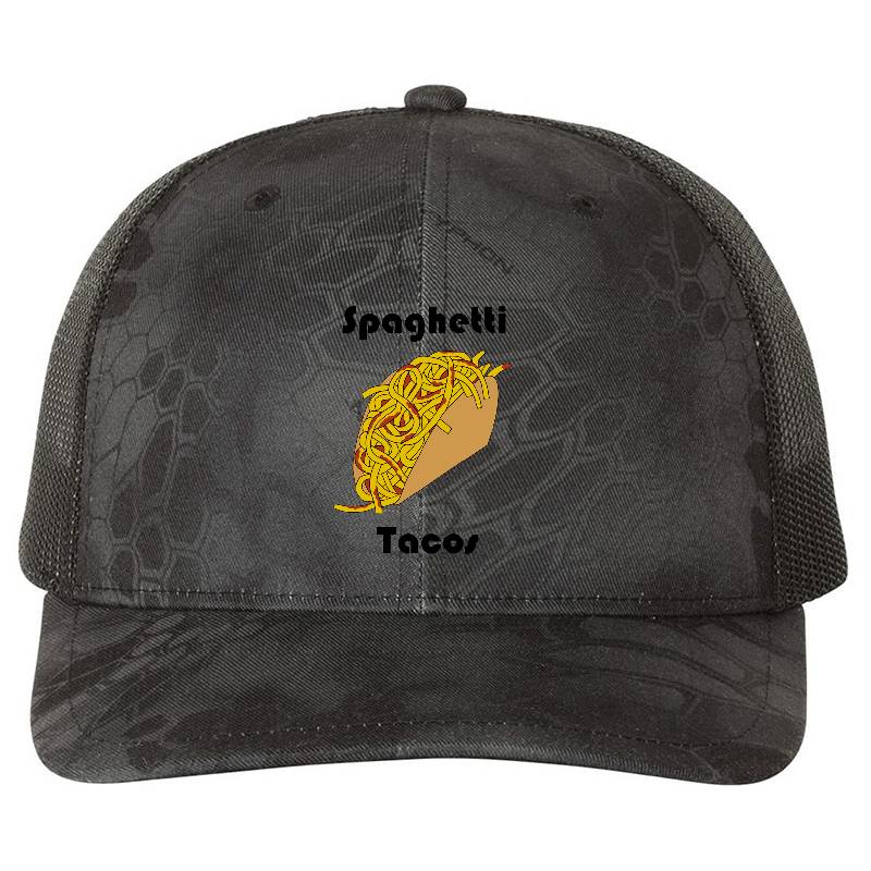 Spaghetti Taco Premium Flat Bill Snapback Caps