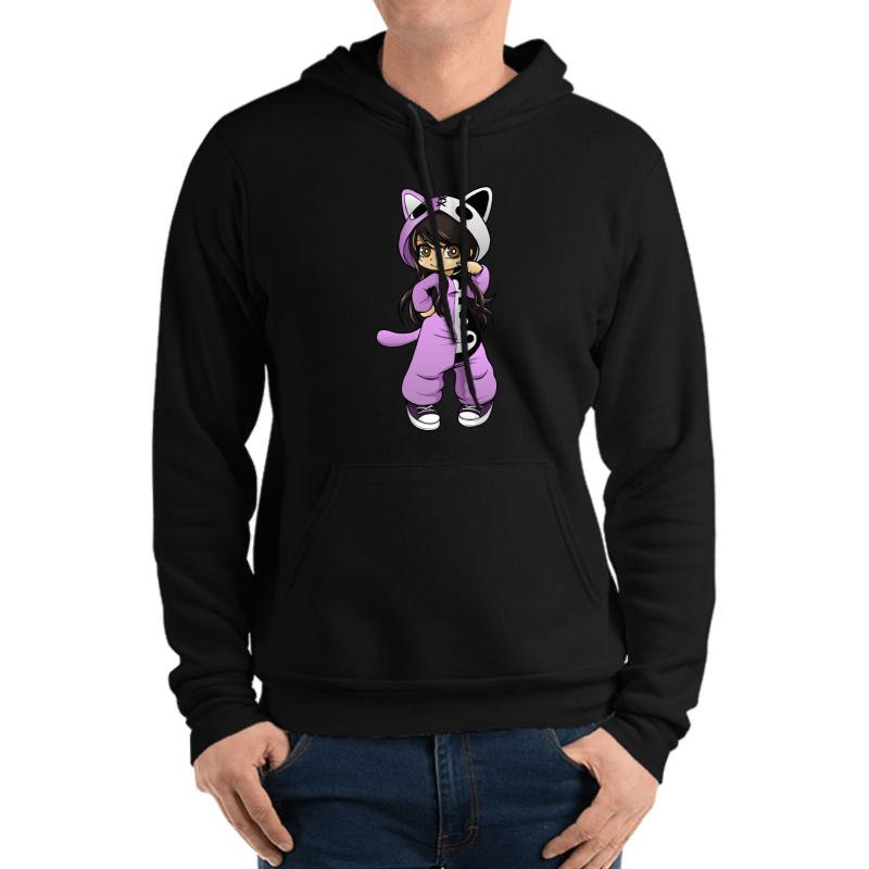 Aphmau Gaming Unisex Hooded Sweatshirt Men Black