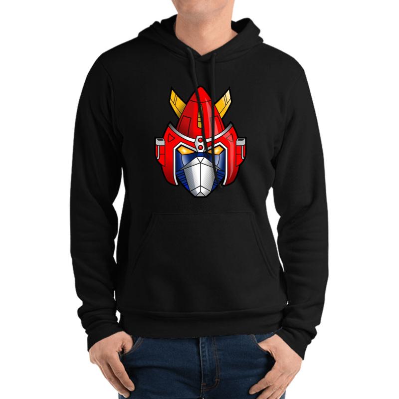 Voltes V Classic Unisex Hooded Sweatshirt Men Black