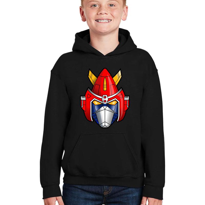 Voltes V Classic Youth Hooded Sweatshirt Boy Black