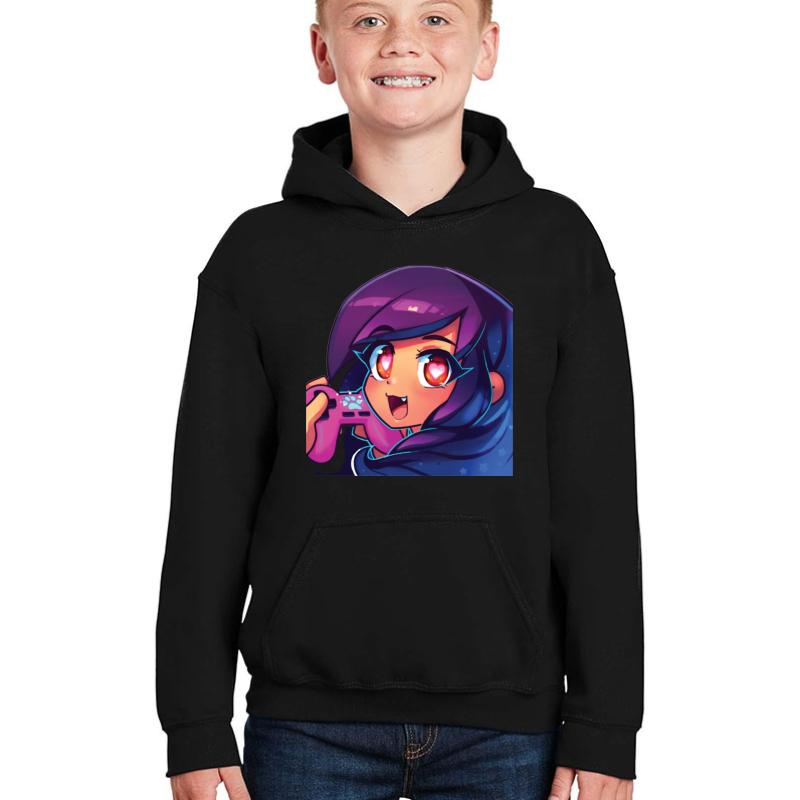 Aphmau Youtube Merch Youth Hooded Sweatshirt Boy Black