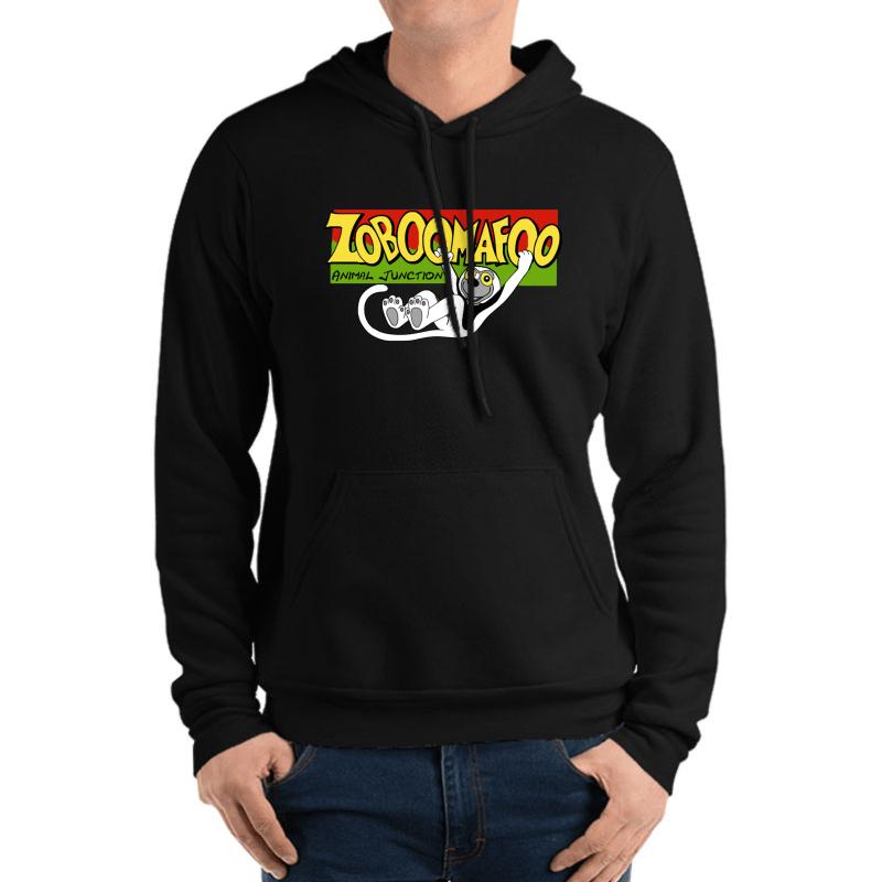 Zoboomafoo Unisex Hooded Sweatshirt Men Black