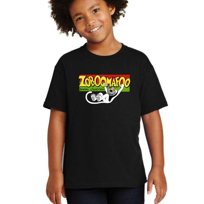 Zoboomafoo Youth T-Shirt Boy Black