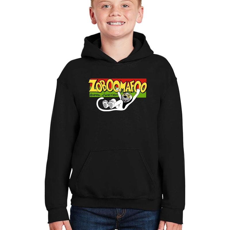 Zoboomafoo Youth Hooded Sweatshirt Boy Black