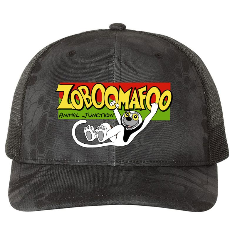 Zoboomafoo Richardson Premium Trucker Snapback Cap  Kryptek Typhon Black