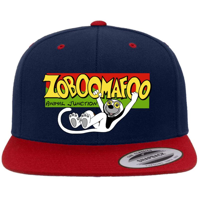 Zoboomafoo Premium Flat Bill Snapback Cap  Navy