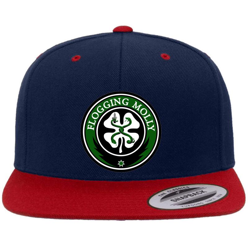 Well Known Classic Flogging Molly Design Premium Flat Bill Snapback Cap  Navy