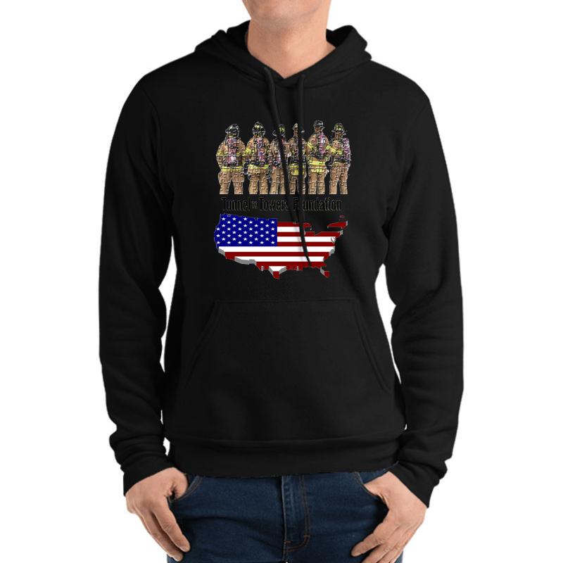 Tunnel To Towers Unisex Hooded Sweatshirt Men Black