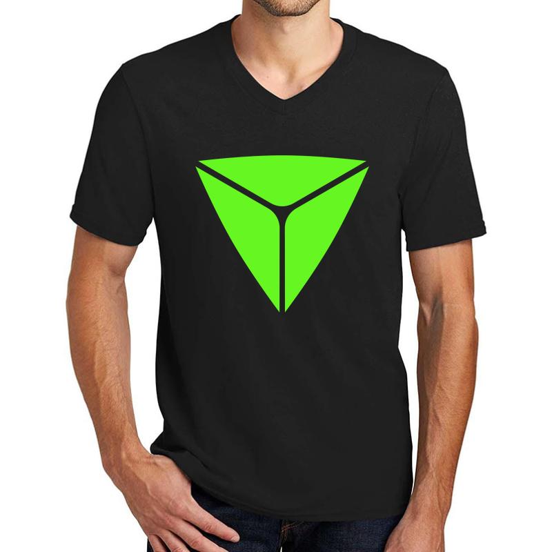 Truebit - Crypto Merch Minimalist Unisex V-Neck T-Shirt Men Black