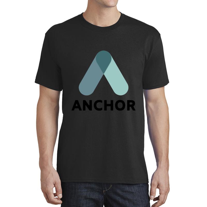 Anchor Protocol Anc - Crypto Merch Minimalist Unisex T-Shirt Men Black