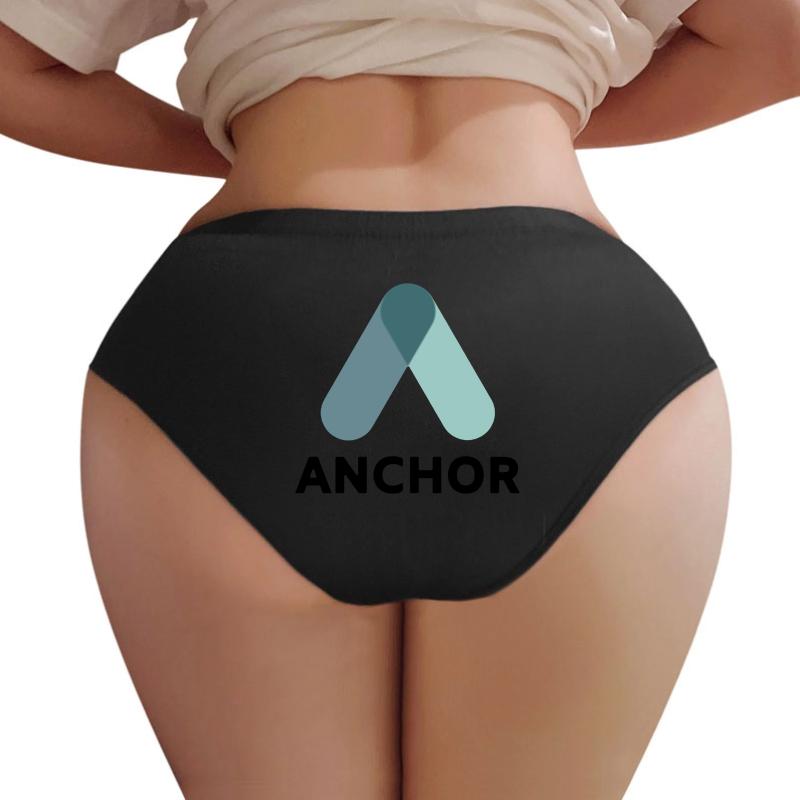 Anchor Protocol Anc - Crypto Merch Minimalist Women Underwear Panties Women Black