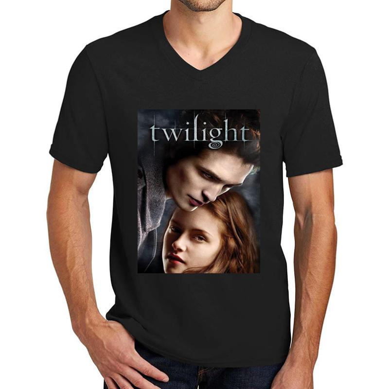 Twilight Unisex V-Neck T-Shirt Men Black