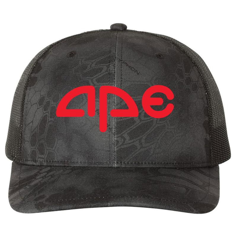 Amc Ape Stocks Investor Wallstreetbets Richardson Premium Trucker Snapback Cap  Kryptek Typhon Black