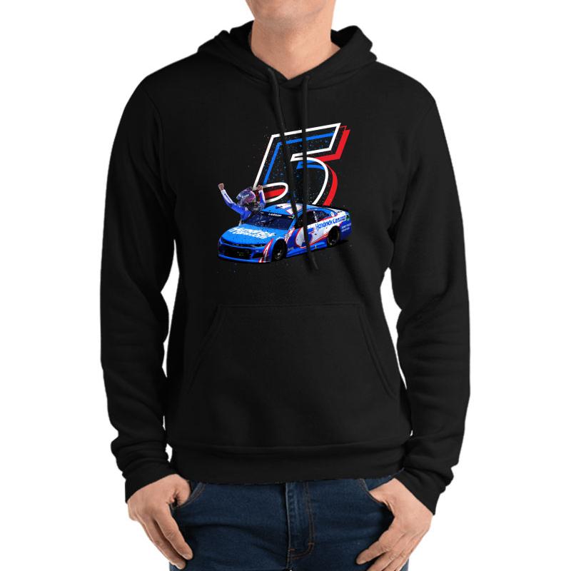 2021 Kyle Larson Chevy Unisex Hooded Sweatshirt Men Black