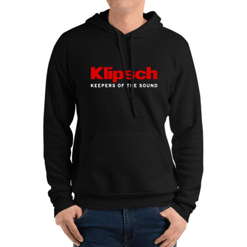 Appealing Klipsch 3 Unisex Hooded Sweatshirt Men Black