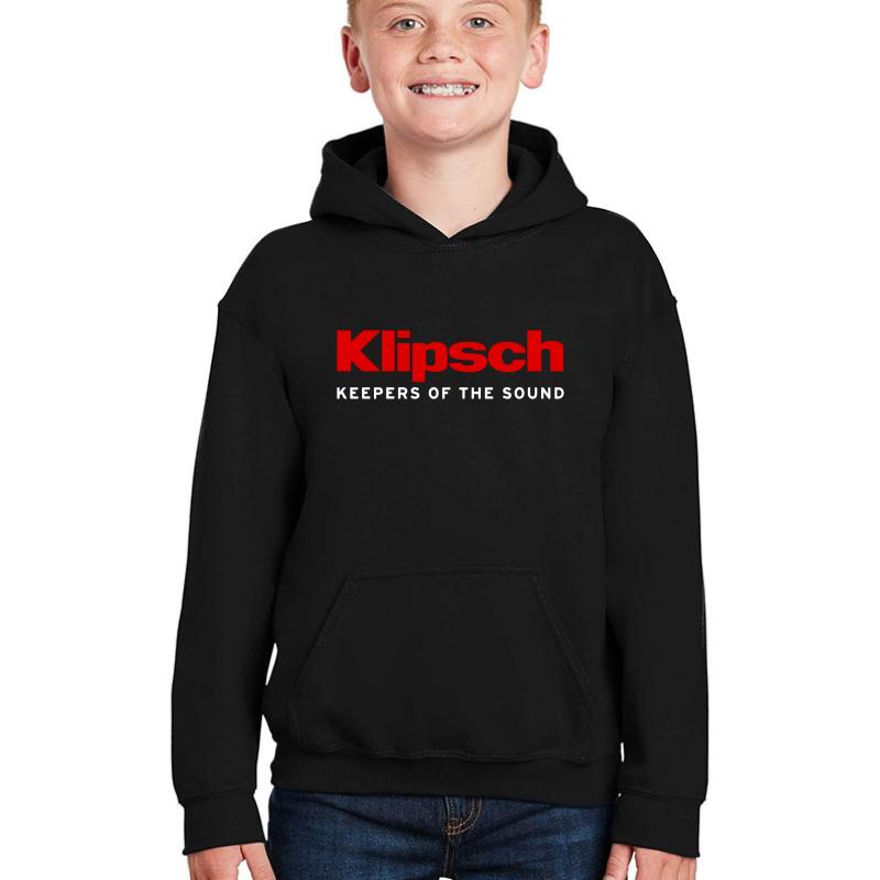 Appealing Klipsch 3 Youth Hooded Sweatshirt Boy Black