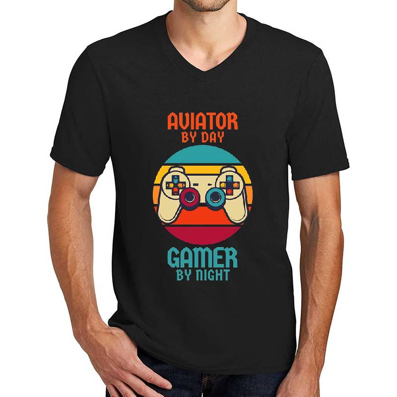 Aviator Gamer Unisex Polo Jersey Sport Shirts