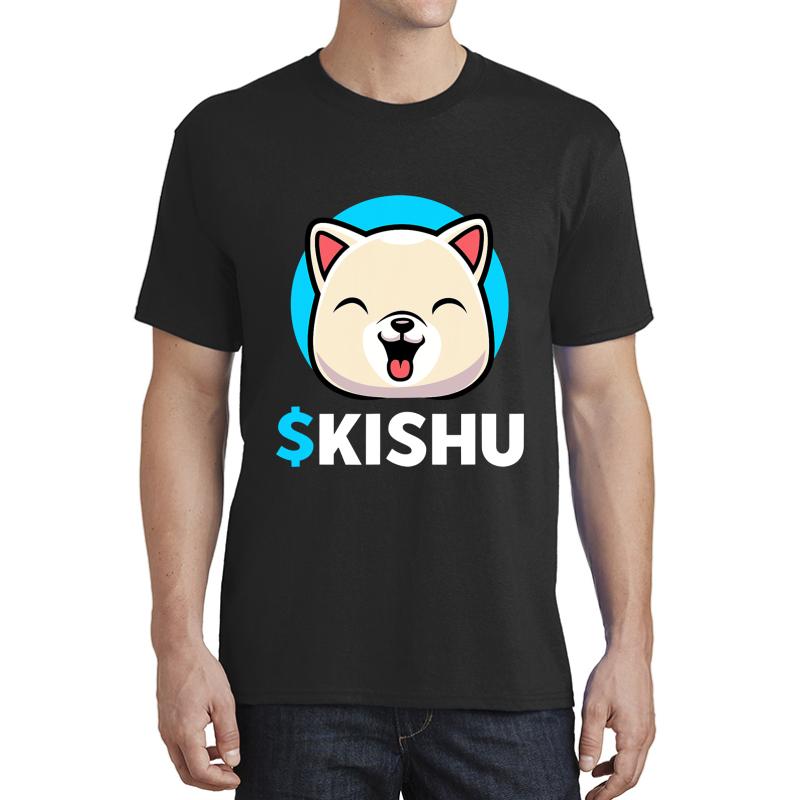 $Kishu Kishu Inu Coin Kishu Token Kishu Crypto Unisex T-Shirt Men Black