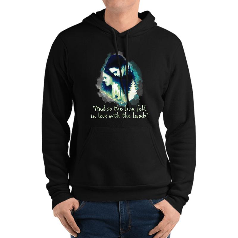 Twilight And So The Lion Fell In Love With The Lamb Uniex Twilight Movie Twilight Midnight Sun Movie Unisex Hooded Sweatshirt Men Black