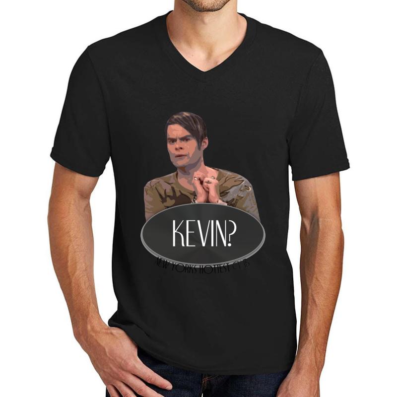 'Kevin?' - Stefon Saturday Night Live Unisex V-Neck T-Shirt Men Black