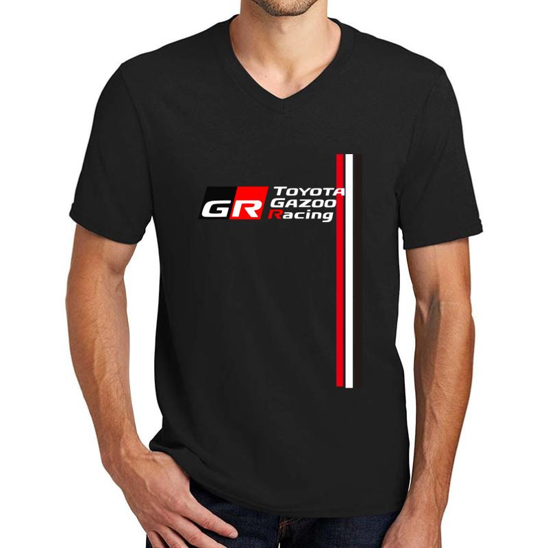 Toyota Gr Wrc Racing 86 Yaris Supra Gazoo Racing Unisex V-Neck T-Shirt Men Black