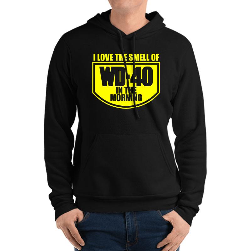 Wd 40 Funny Mechanic Classic Car Hotrod Gasser Biker Hot Rod Unisex Hooded Sweatshirt Men Black