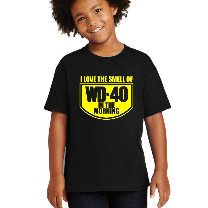 Wd 40 Funny Mechanic Classic Car Hotrod Gasser Biker Hot Rod Youth T-Shirt Boy Black